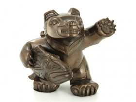 Cold Cast Bronze Bear