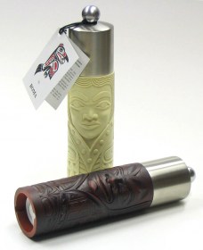 Northwest Coast Native Chief and Princess Salt and Pepper Mills